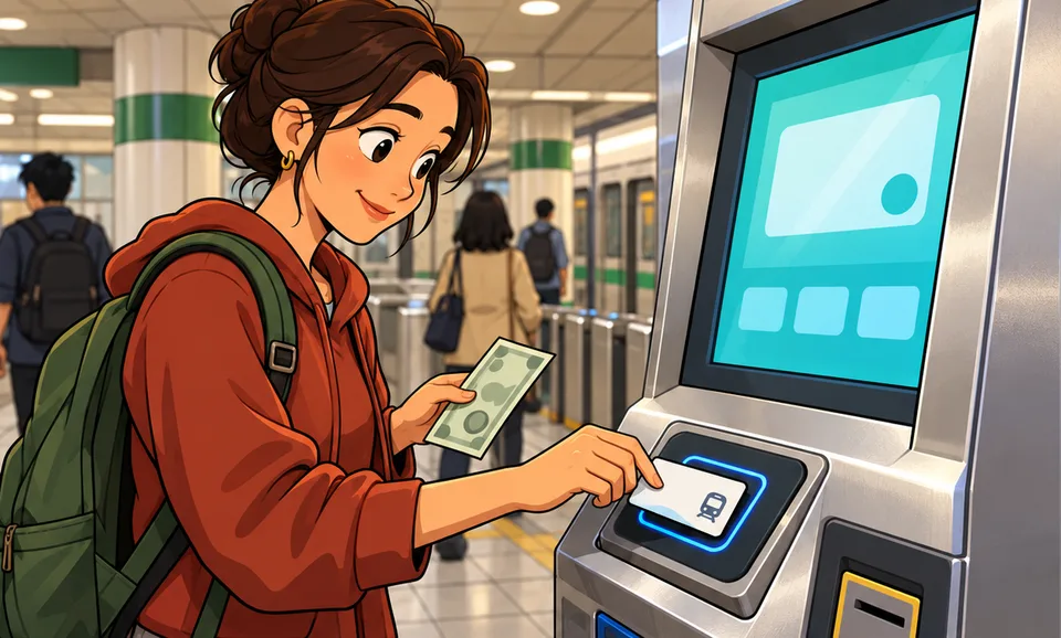 移動実践:カードにチャージ